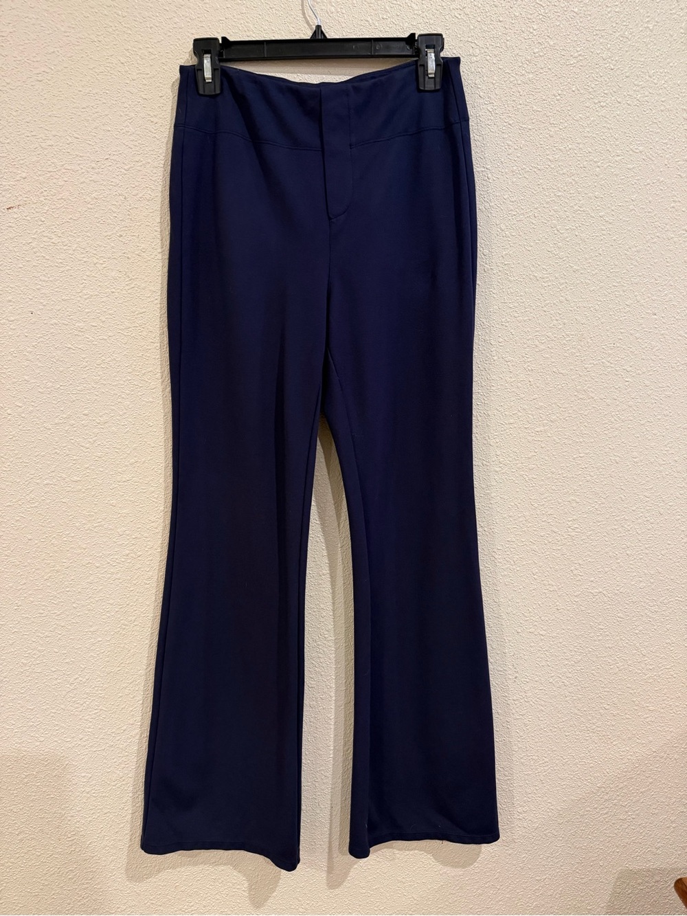 HALARA Flex High Waist Women Work Pants with Slight Flare - Navy Blue